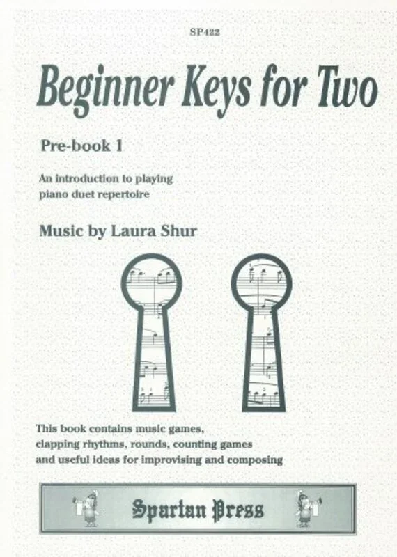 Beginner Keys For Two Pre Book 1 (Softcover Book)