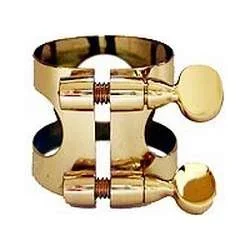 Belmonte Baritone Saxophone Ligature – Gold Lacquer