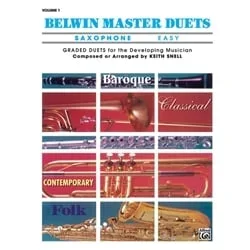Belwin Master Duets Saxophone: Easy, Volume 1 – Sax Duet AA