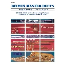 Belwin Master Duets Trombone: Advanced, Vol. 1 – Trombone Duet