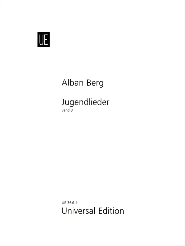 Berg: Jugendlieder – Volume 3