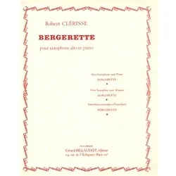 Bergerette – Alto Saxophone and Piano