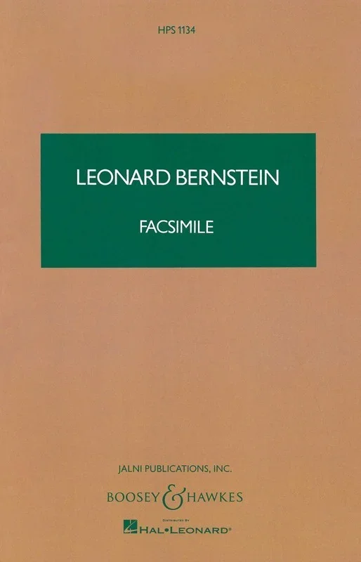 Bernstein – Facsimile Study Score Book