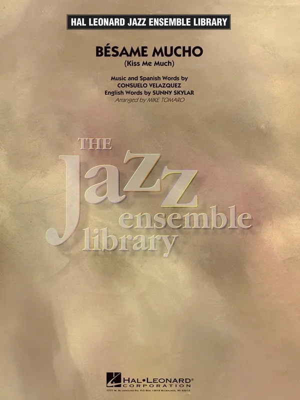 Besame Mucho ( Kiss Me Much ) Jel4 (Music Score/Parts)