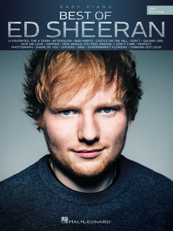 Best Of Ed Sheeran – 3Rd Edition Easy Piano Softcover Book (Piano|Vocal)