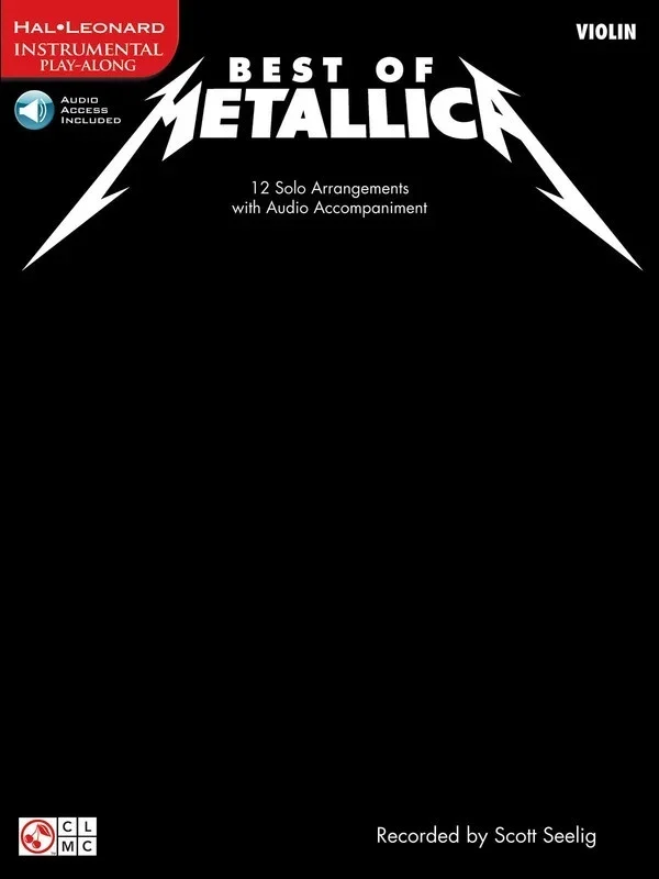Best Of Metallica For Violin Book/Online Audio