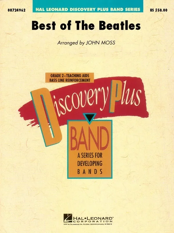 Best Of The Beatles Discovery Plus Concert Band 2 (Music Score/Parts)