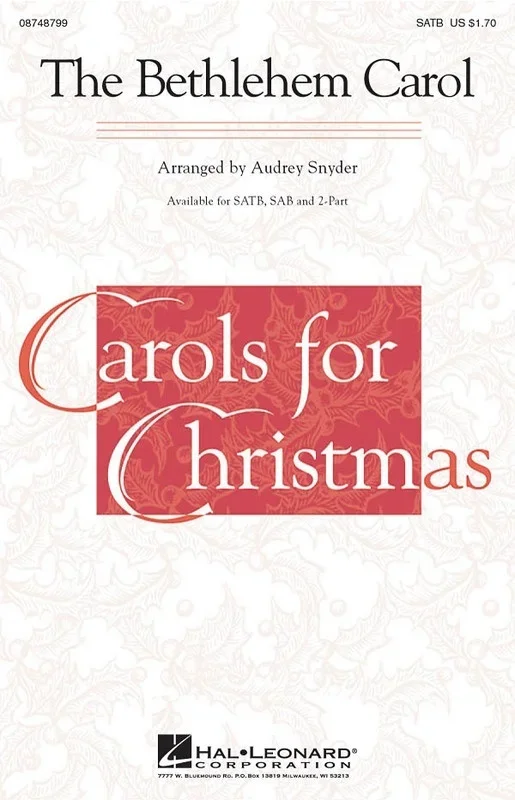 Bethlehem Carol SATB (Octavo)