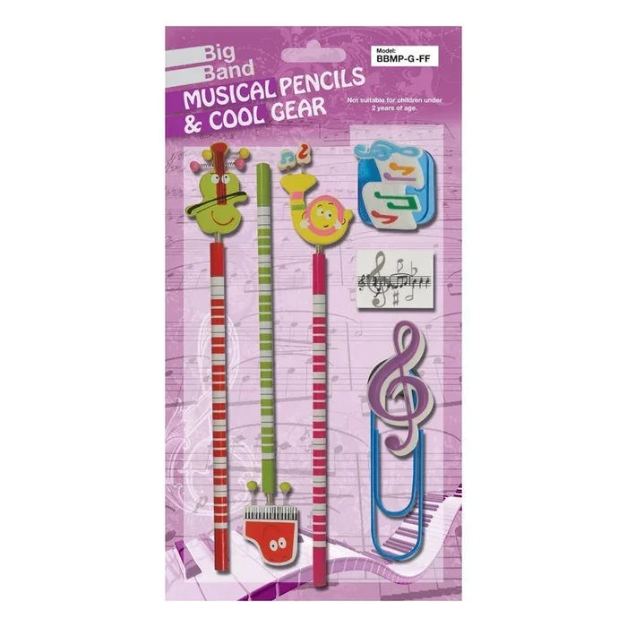 Big Band Pencil Set (Funny Face Pink)