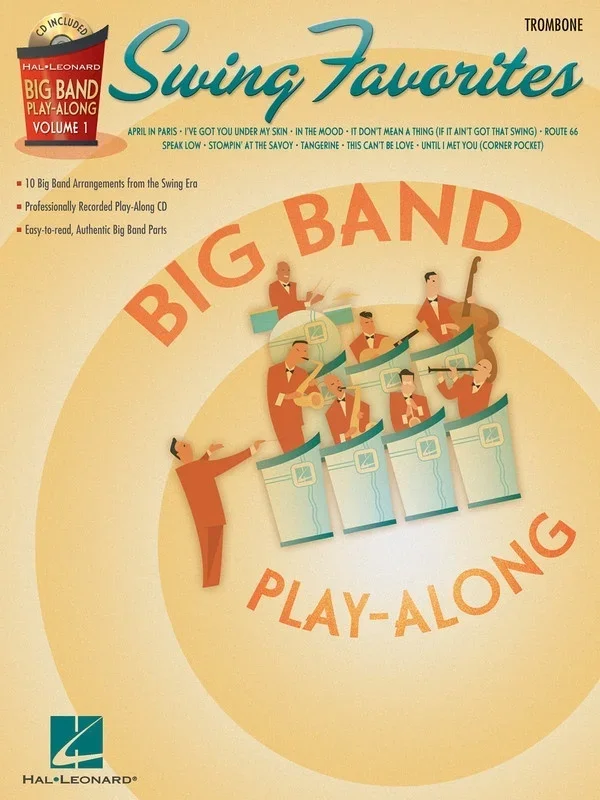 Big Band Play Along V1 Swing Fav Book/CD Trom (Softcover Book/CD)