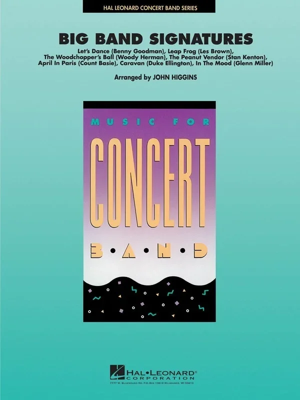 Big Band Signatures Concert Band 4 (Music Score/Parts)