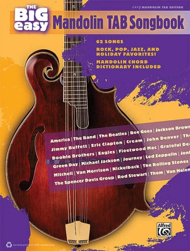 Big Easy Mandolin TAB Songbook (Softcover Book)
