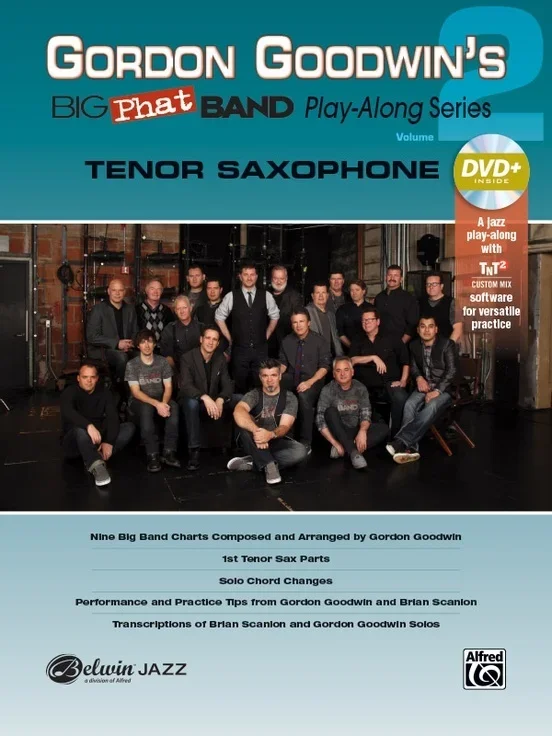 Big Phat Band Playalong Vol 2 Tenor Sax Book/CD