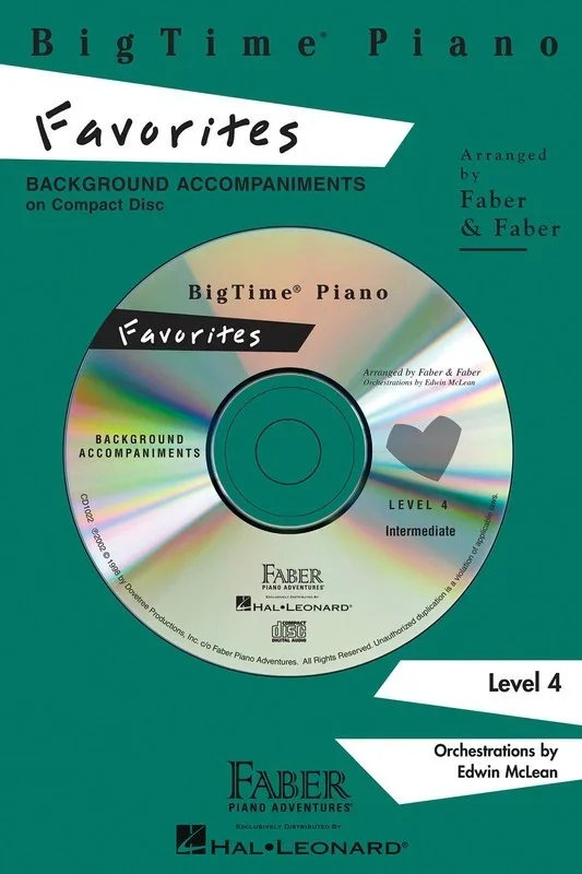 Big Time Piano Level 4 CD Book