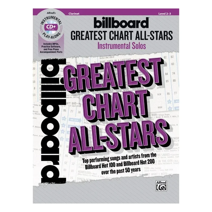 Billboard Greatest Chart All-Stars Instrumental Solos (Clarinet)