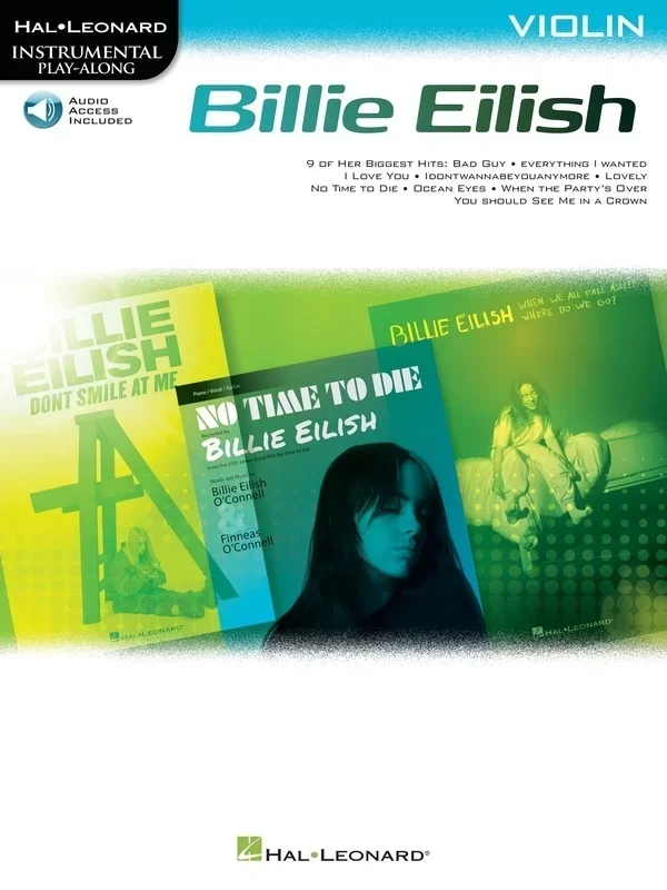 Billie Eilish For Violin Book/Online Audio