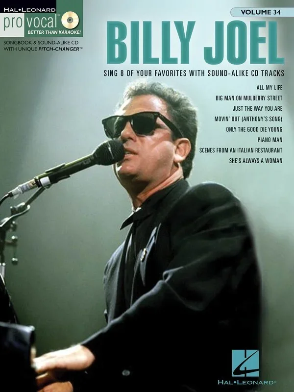 Billy Joel Pro Vocal Men V34 Book/CD (Softcover Book/CD)