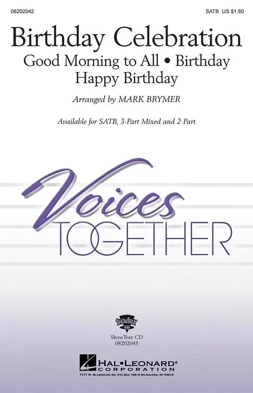 Birthday Celebrations SATB (Octavo)