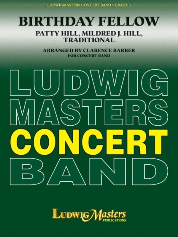 Birthday Fellow Concert Band 3 Score/Parts Book