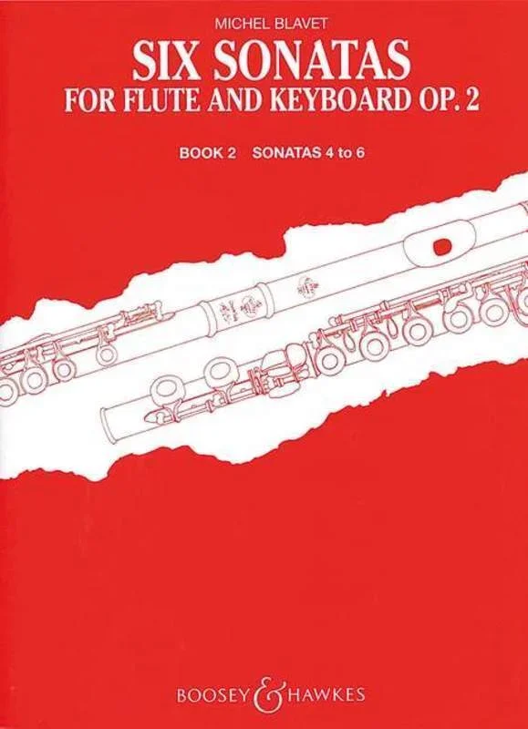 Blavet – 6 Sonatas Op 2 Book 2 Nos 4-6 Flute/Piano (Softcover Book)