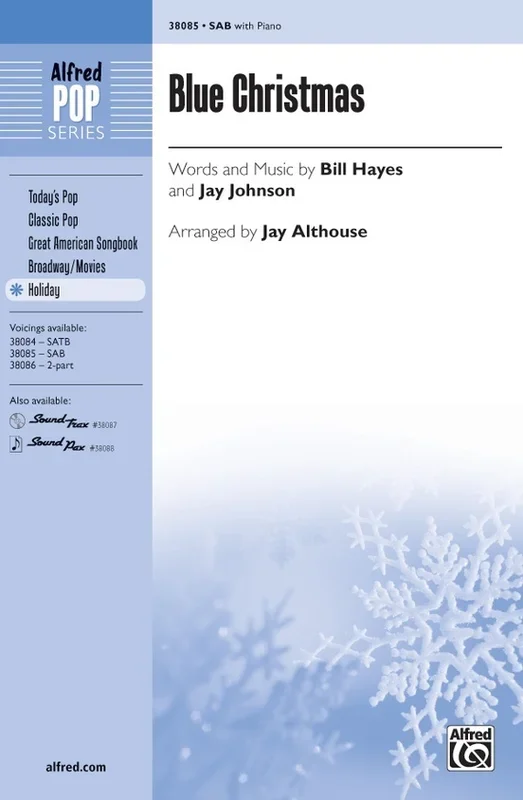 Blue Christmas SAB