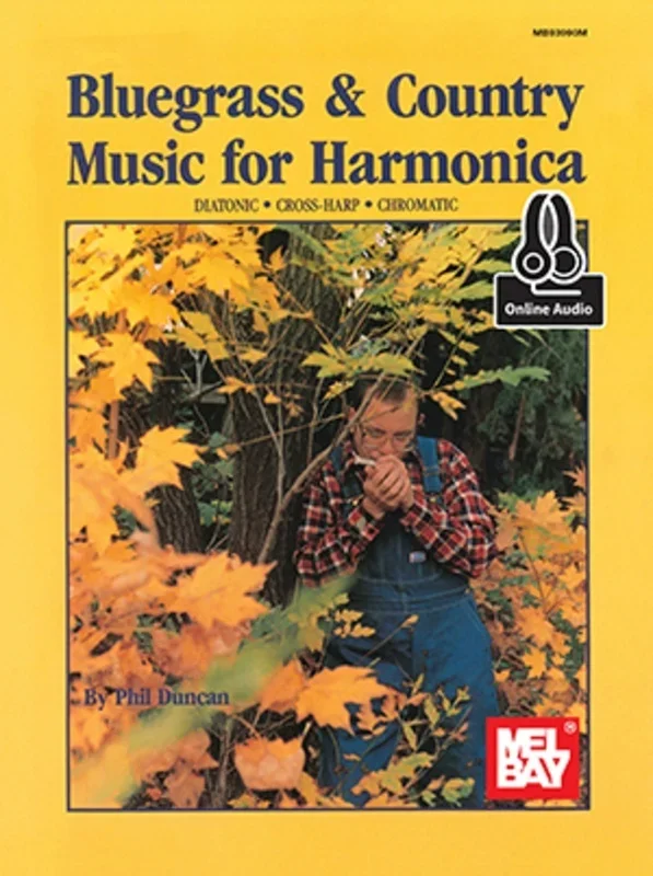 Bluegrass And Country Music For Harmonica Book/Oa (Softcover Book/Online Audio) Book