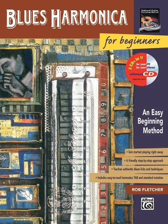 Blues Harmonica For Beginner Book/ECD