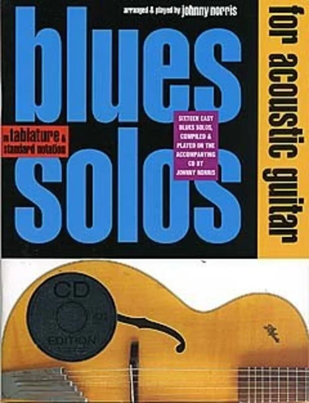 Blues Solos For Acoustic Guitar TAB Softcover Book/CD