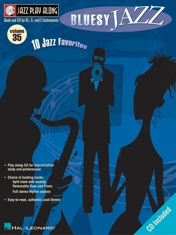 Bluesy Jazz Jazz Play Along Book/CD V35 (Softcover Book/CD)