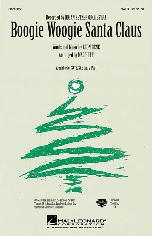 Boogie Woogie Santa Claus 2Pt (Octavo)