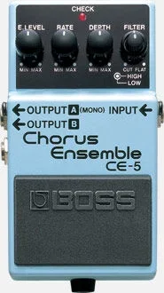 BOSS CE-5 Chorus Ensemble Pedal – Compact Chorus Effects with High/Low-Cut Filters for Versatile Sound