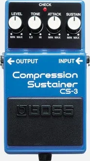 BOSS CS-3 Compression/Sustainer Pedal – Compact Signal Enhancer for Guitar & Bass