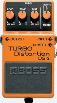BOSS DS-2 Turbo Distortion Pedal – Classic & Turbo Modes for Versatile Guitar Tones