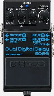 BOSS SDE-3 Dual Digital Delay Pedal – Vintage Character, Versatile Sound, Inspired by Roland SDE-3000