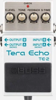 BOSS TE-2 Tera Echo Compact Pedal – Multi-Dimensional Processing for Dynamic Stereo Ambience