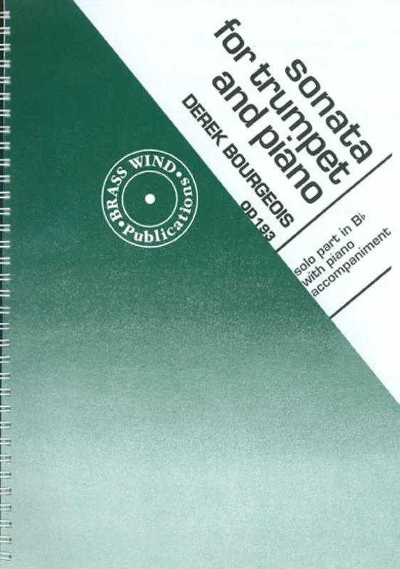 Bourgeois – Sonata Op 193 Trumpet And Piano (Softcover Book)