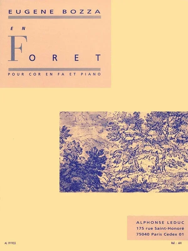 Bozza – En Foret Horn/Piano (Softcover Book)