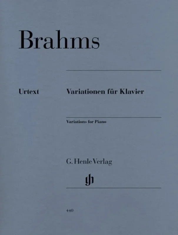 Brahms – Variations For Piano Complete (Softcover Book)