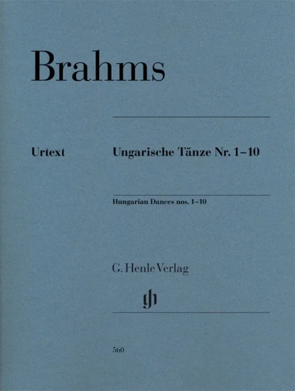 Brahms: Hungarian Dances 1-10 Piano Solo