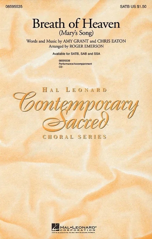 Breath Of Heaven SATB (Octavo)