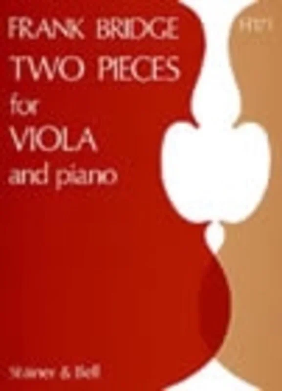 Bridge – 2 Pieces Viola/Piano Pensiero and Allegro Appassionata (Softcover Book)