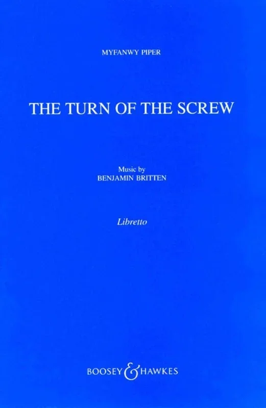 Britten – Turn Of The Screw Op 54 Libretti Book
