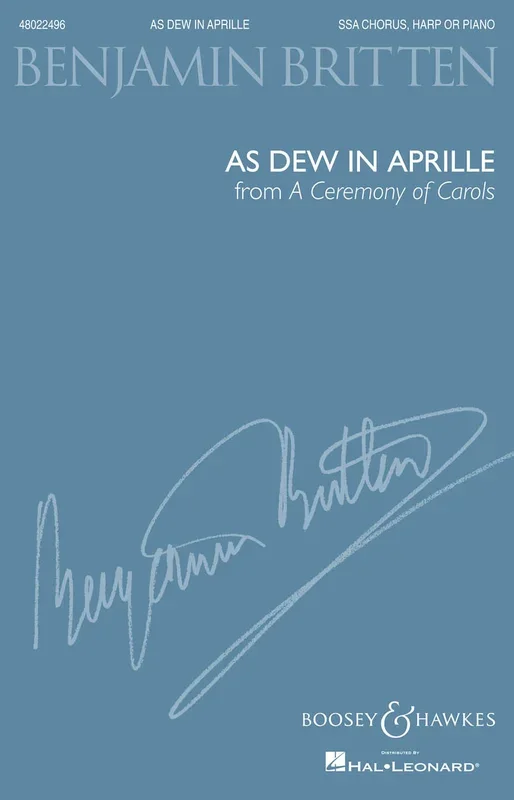 Britten: As Dew in Aprille from “A Ceremony of Carols “