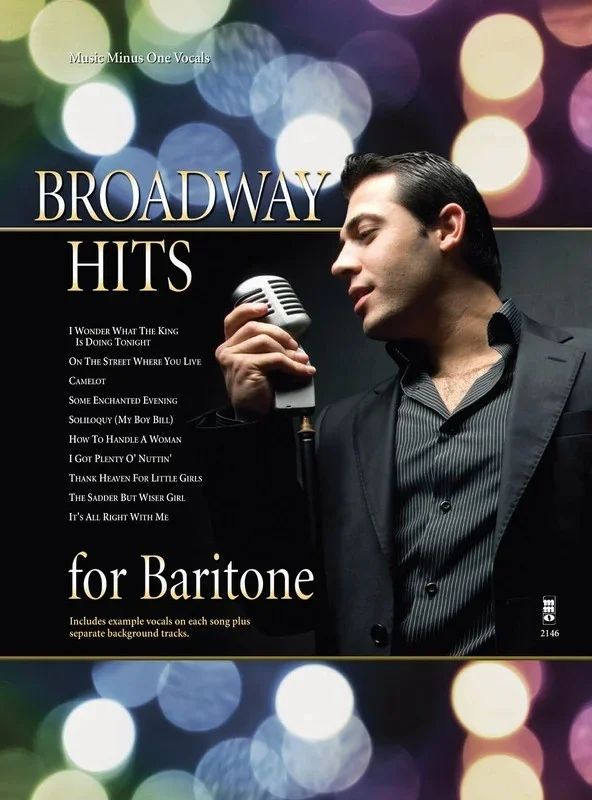 Broadway Hits For Baritone Book/CD