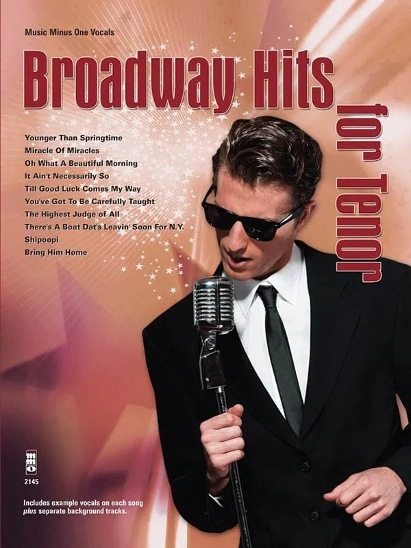 Broadway Hits For Tenor Book/CD
