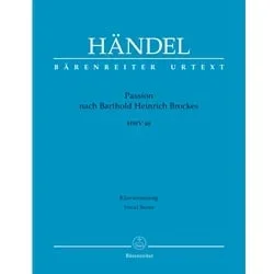 Brockes Passion, HWV 48 – Vocal Score