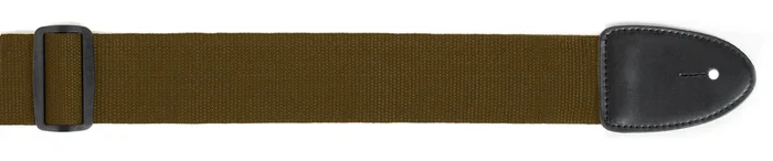 Brown Guitar Strap Standard XTR 2 Inch Poly Web Material, Leather Ends