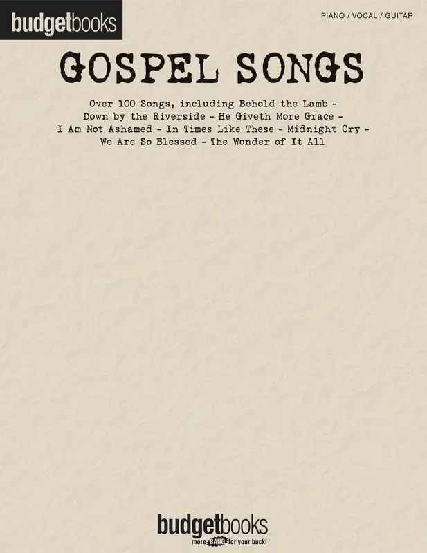Budget Books Gospel Songs PVG (Softcover Book)