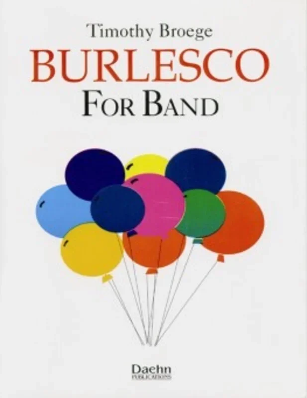 Burlesco For Band Concert Band 3.5 Score/Parts Book
