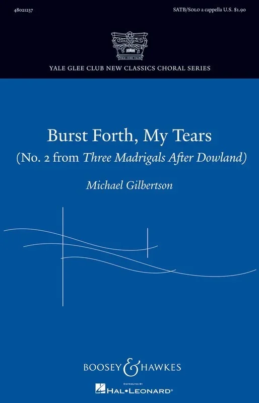 Burst Forth My Tears SATB Book